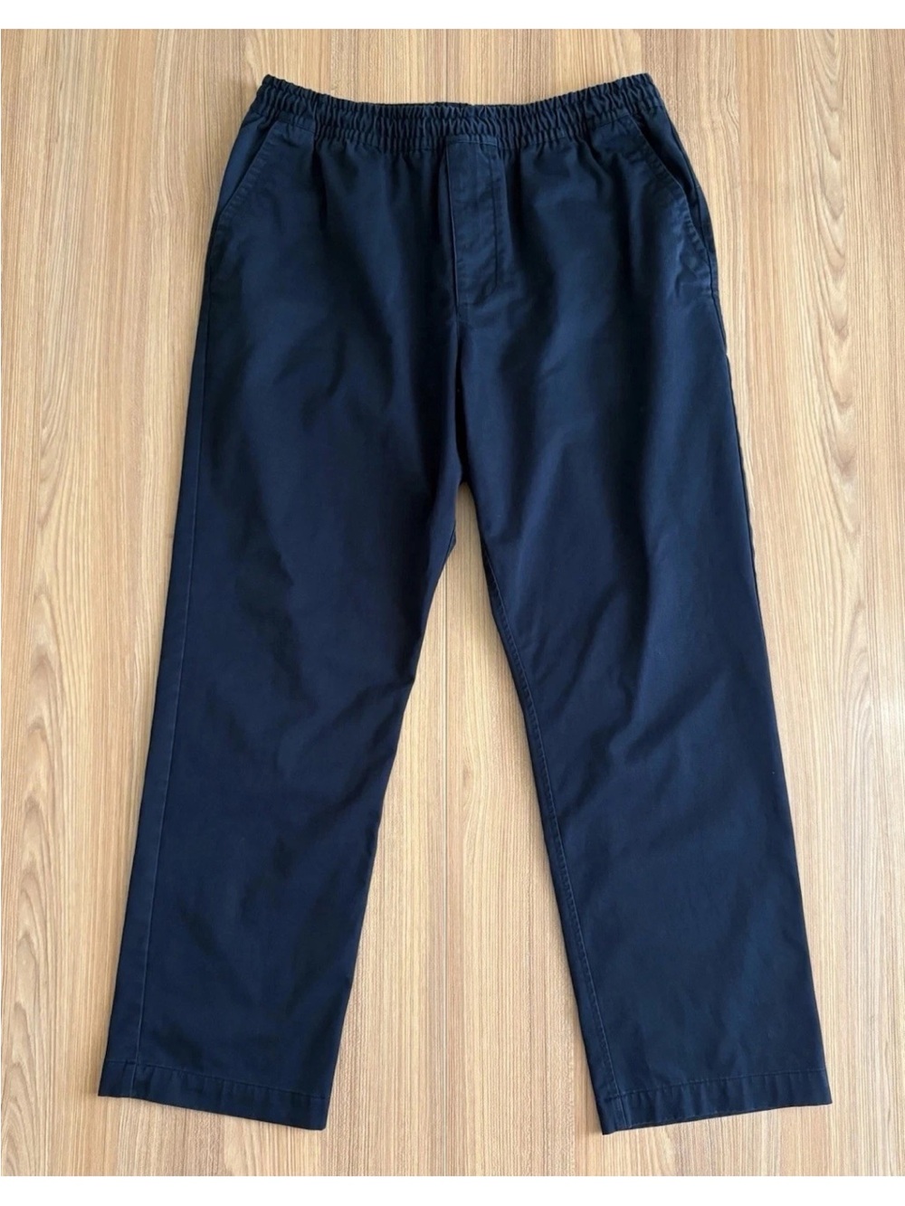Nike SB Dri Fit Pull On Pants Mens L Black Elastic Waist Drawstring Straight Leg
